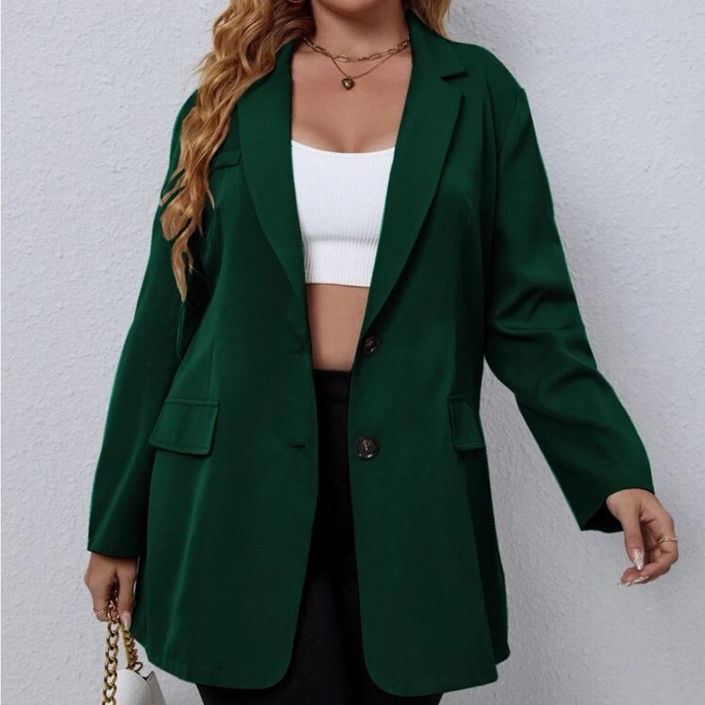 Classic plus size blazer jacket - image 1